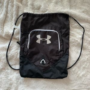 Under armour black drawstring backpack